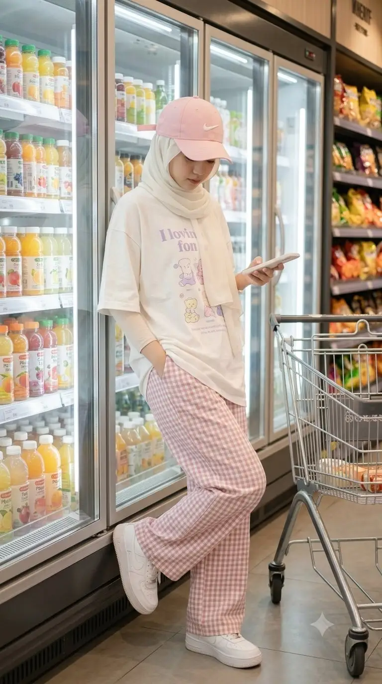 Preview of Aesthetic Supermarket Lifestyle Portrait