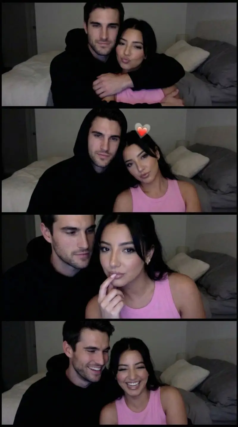 Preview of Lo-Fi Webcam Photobooth Couple Strip Prompt (JSON)