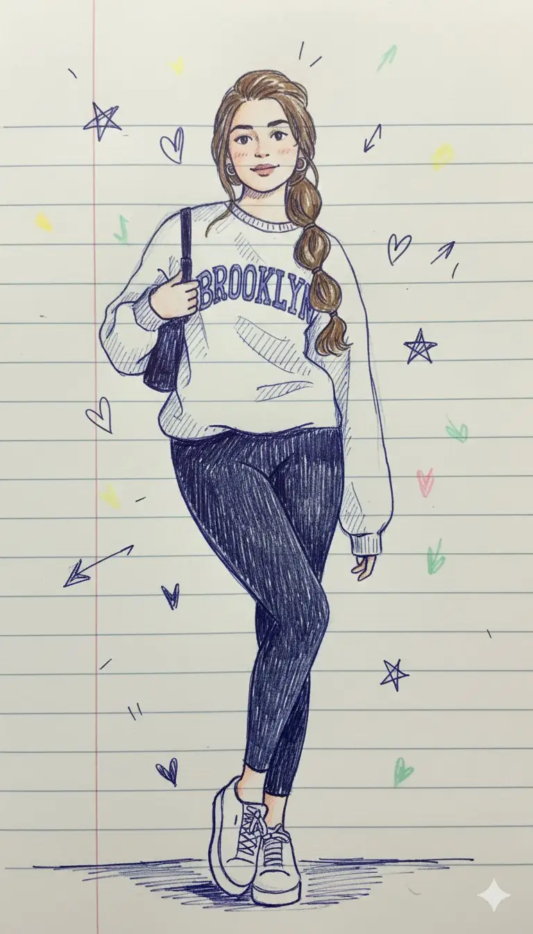 پیش‌نمایش Notebook Pen Doodle Identity Preservation Prompt