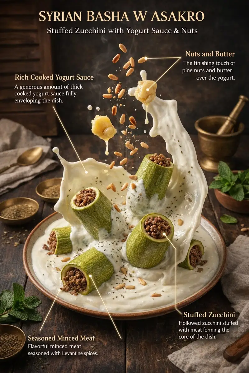 پیش‌نمایش Hyper-Realistic Exploded Food Infographic Prompt