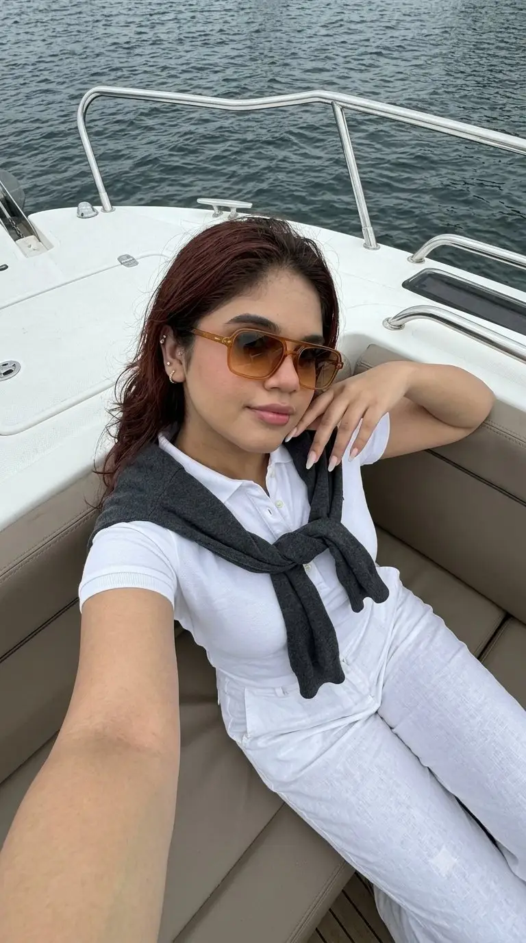 Preview of Smartphone Selfie on Motorboat