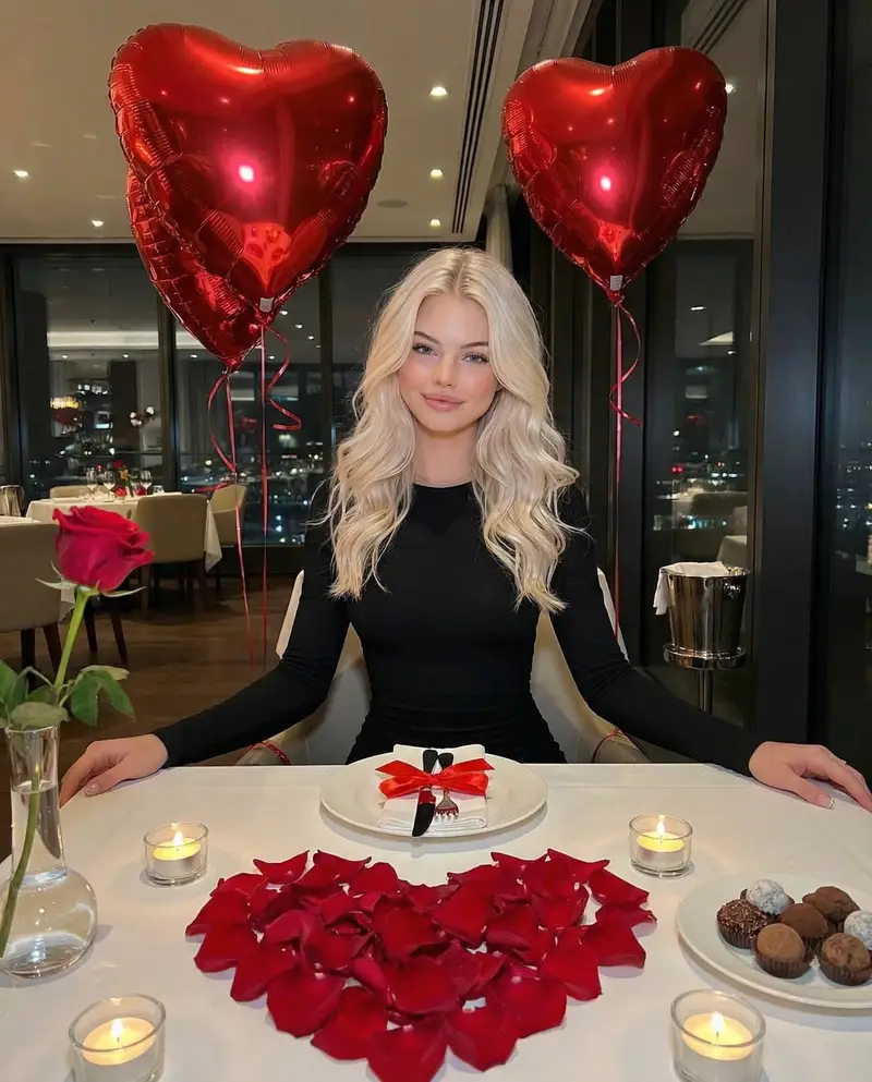پیش‌نمایش High-End Valentine’s Dinner Photoshoot