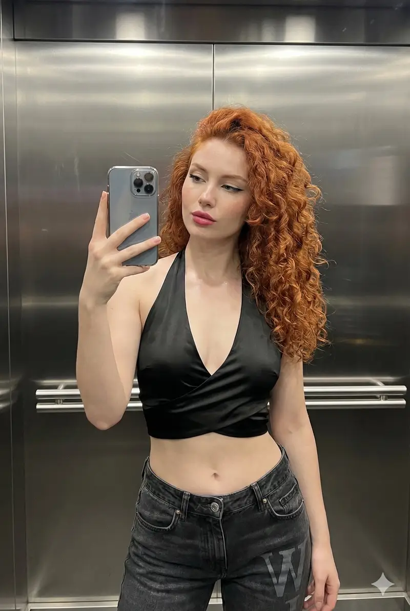 Preview of Elevator Mirror Selfie (Streetwear Chic)