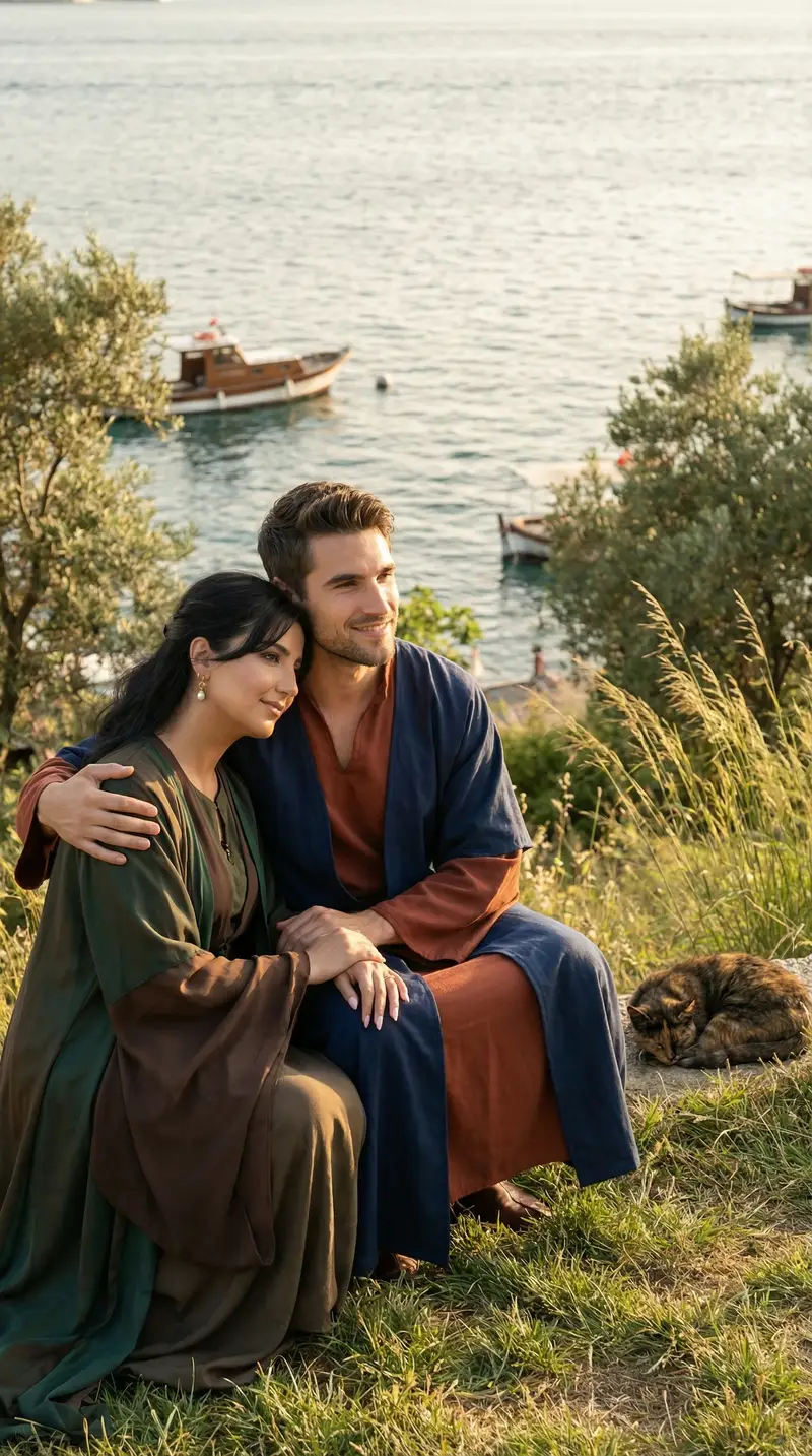 Preview of Cinematic Historical Romance: Ottoman Couple by the Bosphorus