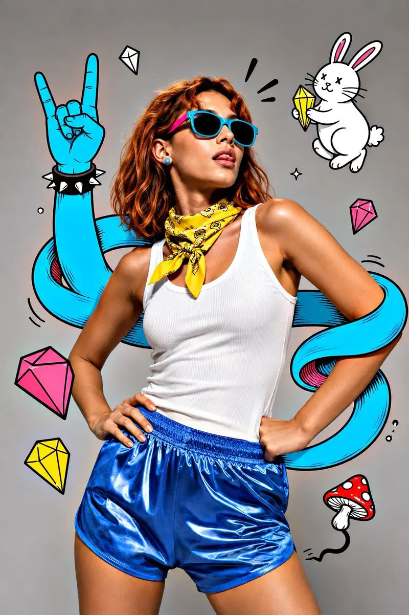 Preview of Mixed Media Fashion Studio Art