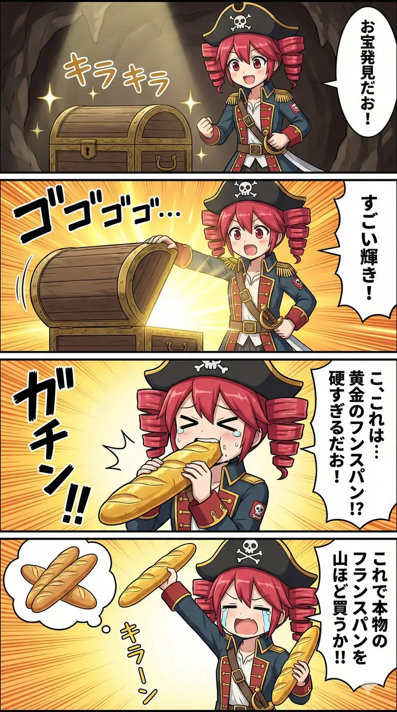 Preview of Nano Banana Pro Prompt for Teto Kasane in Pirate Attire