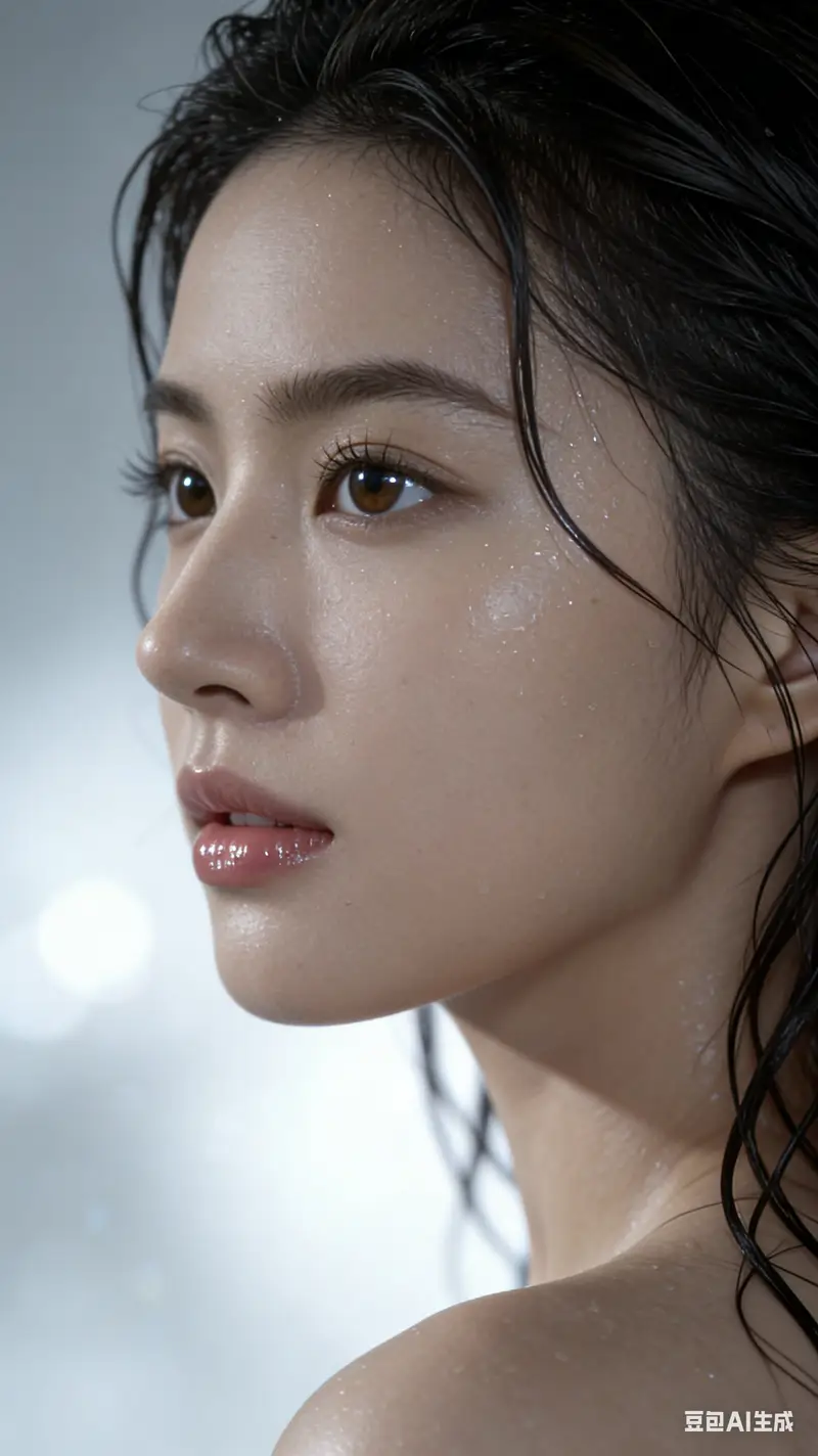 Preview of Hyper-Realistic Wet Look Portrait