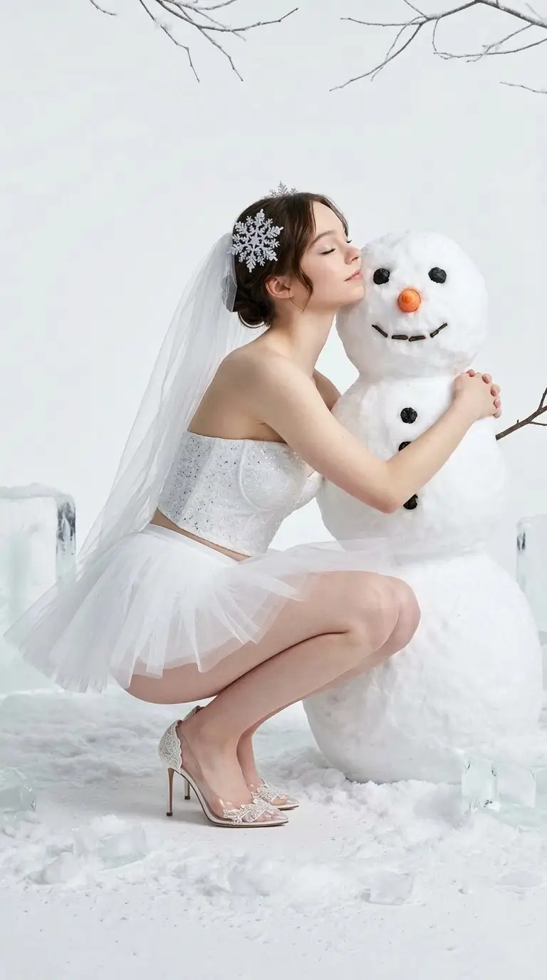 Preview of Winter Fantasy Editorial with Emma Myers Lookalike