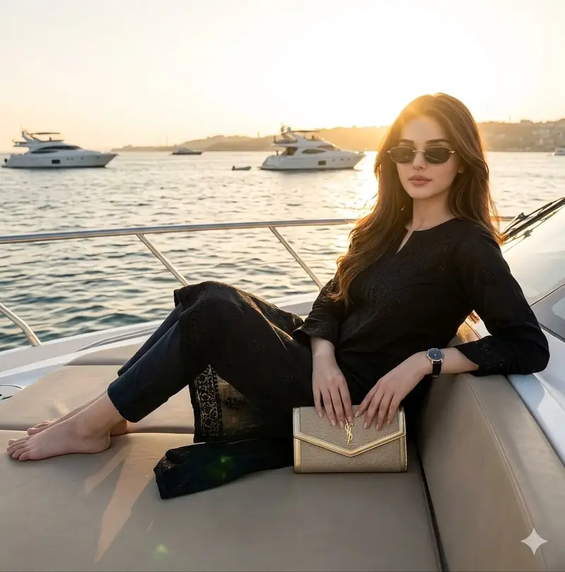 پیش‌نمایش پرتره فوق‌واقع‌گرایانه روی یخت لوکس