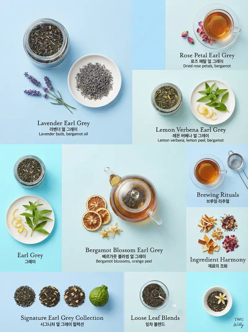پیش‌نمایش Luxury Earl Grey Tea Editorial Layout