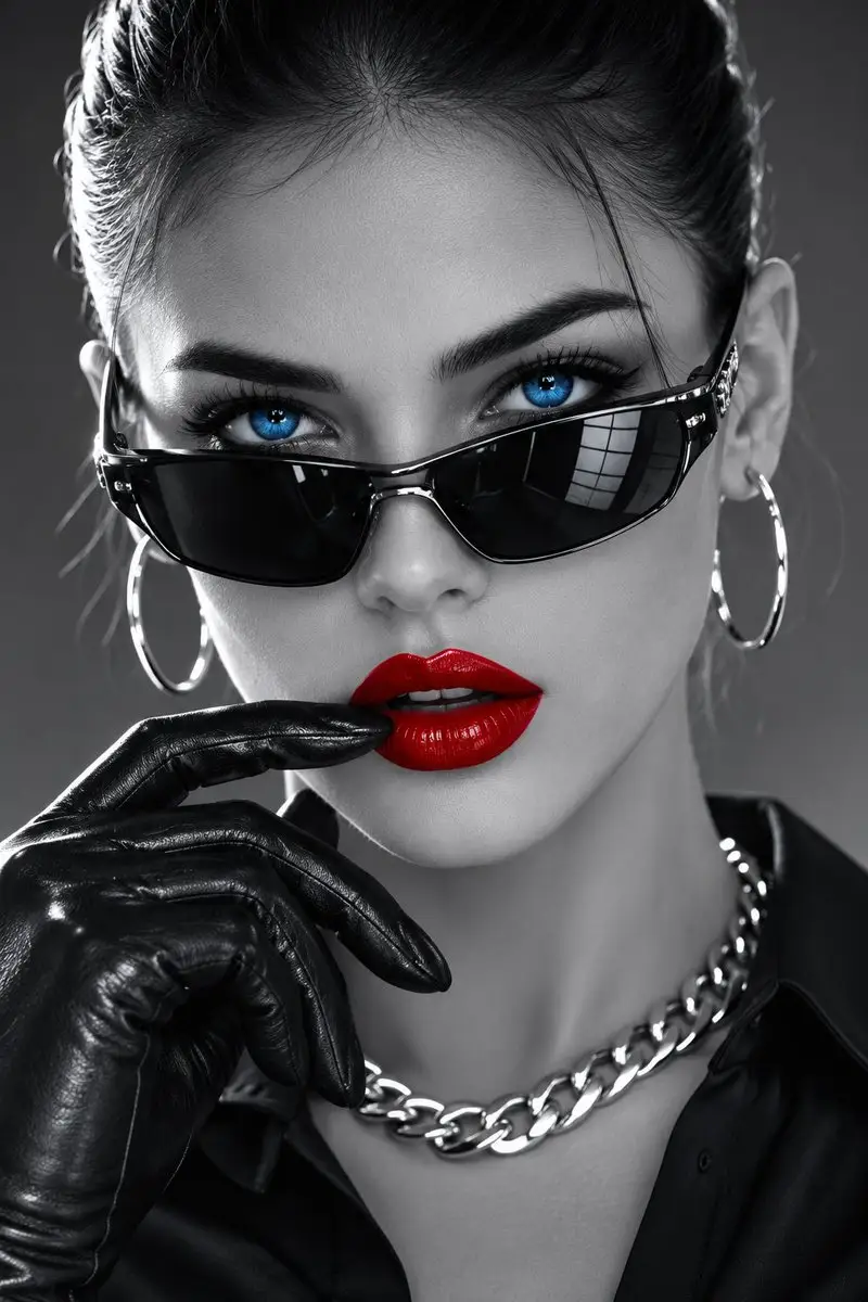 پیش‌نمایش پرتره فشن سایبری مینیمال