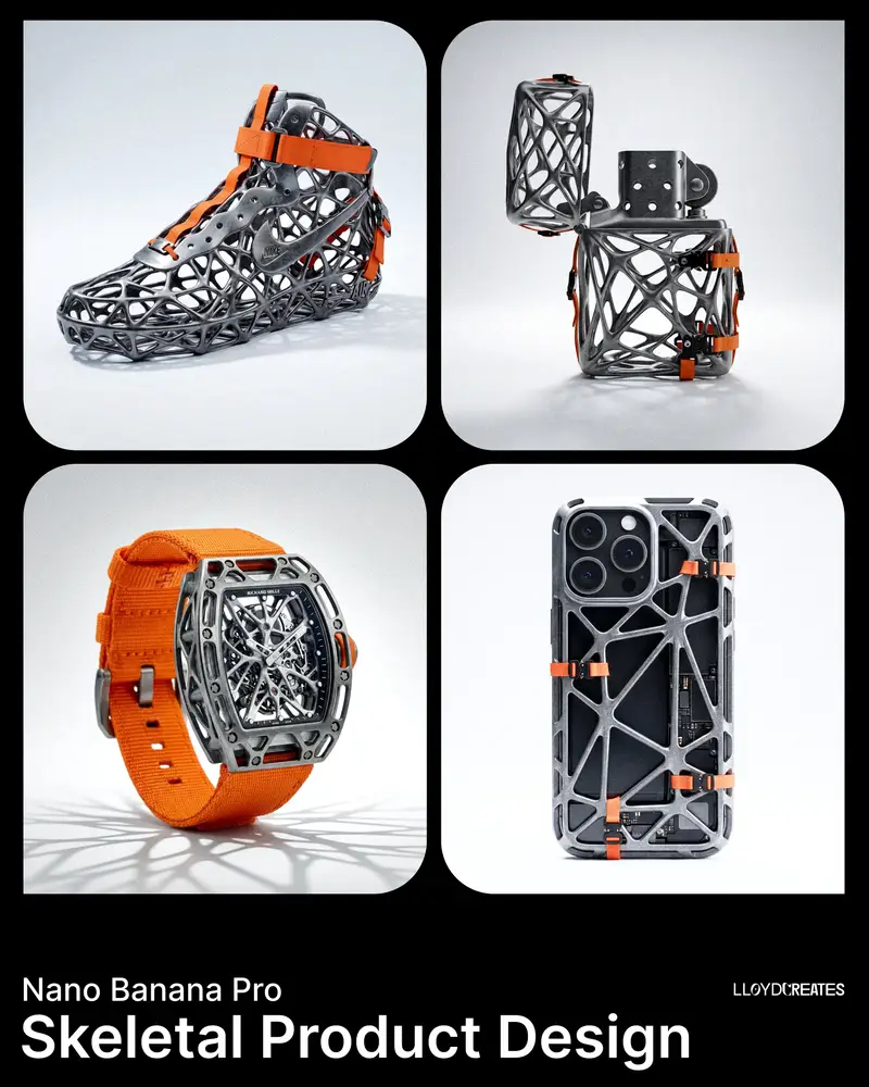 Preview of Skeletal Product Design Prompt