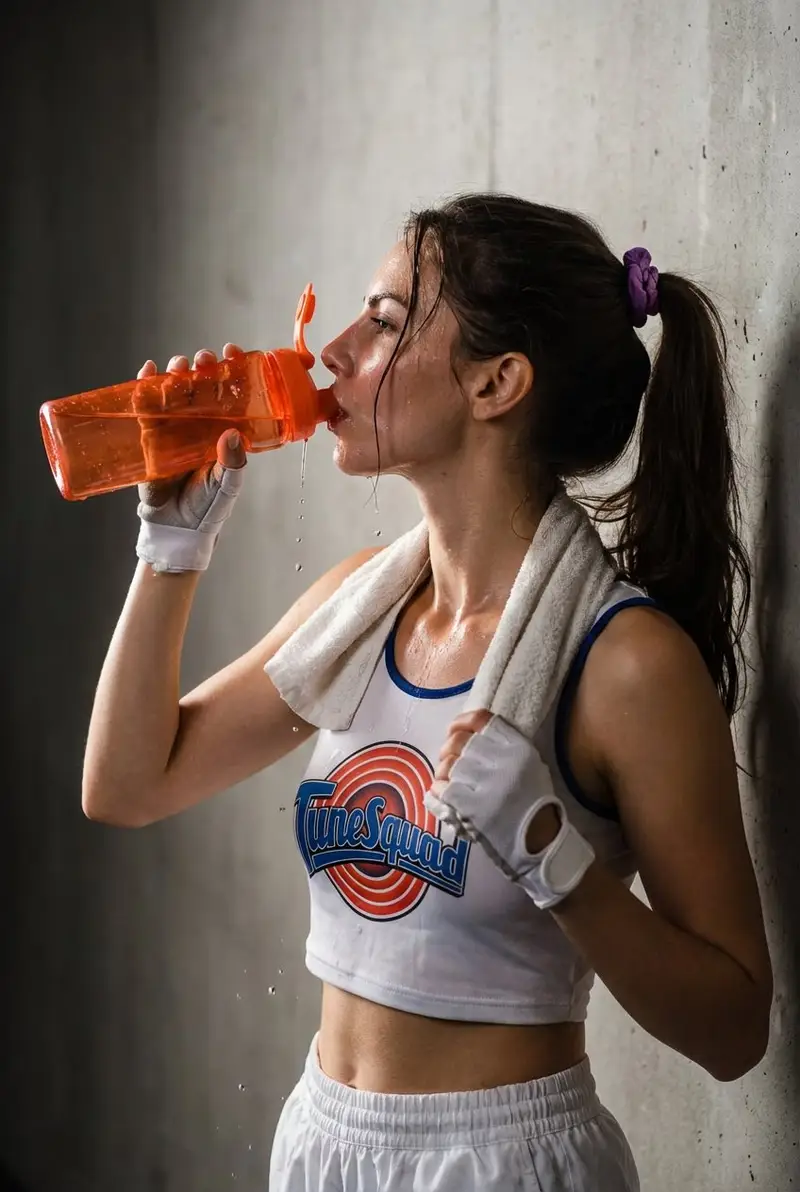 Preview of Cinematic Retro Sportswear Portrait