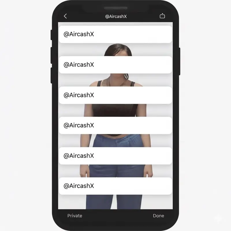Preview of Studio Portrait with Digital UI Overlay · 2