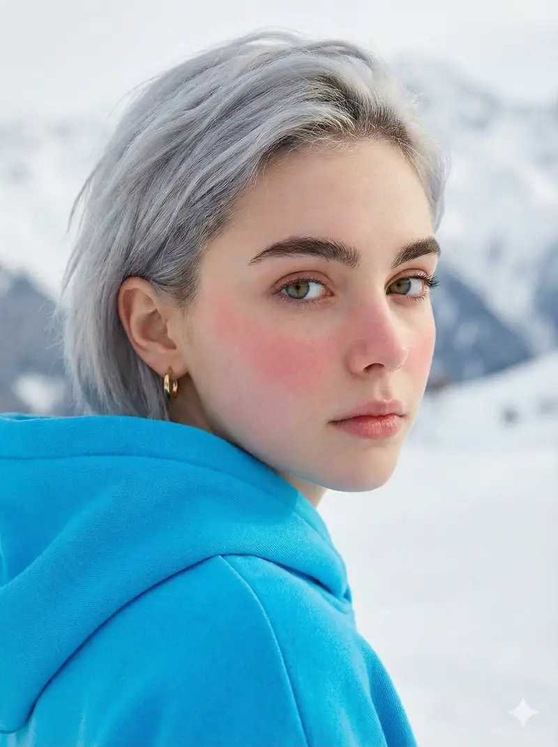 Preview of Melancholic Portrait Looking Over Shoulder Prompt