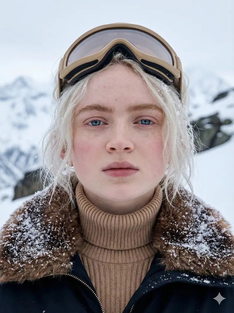 Preview of Cinematic Close-up Portrait in Alpine Environment