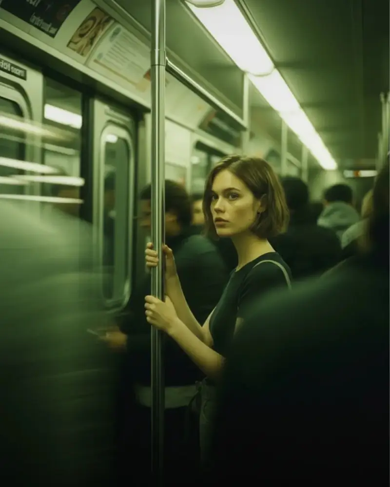 Preview of Cinematic Subway Portrait