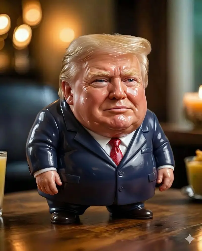 پیش‌نمایش Hyper-Realistic Caricature of a Bald Man in a Jersey