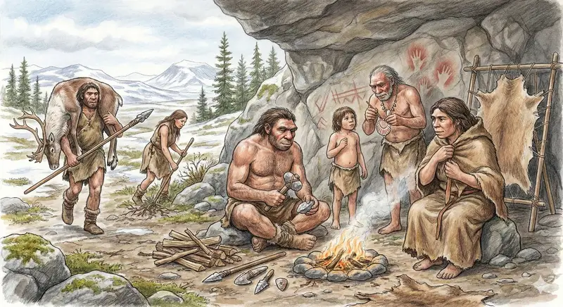 Preview of Neanderthal image generation based on expert knowledge