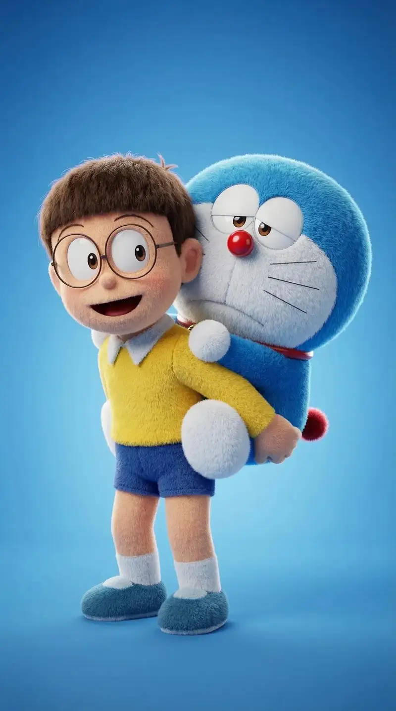 Preview of Ultra-Detailed 3D Plush Cartoon Character Rendering