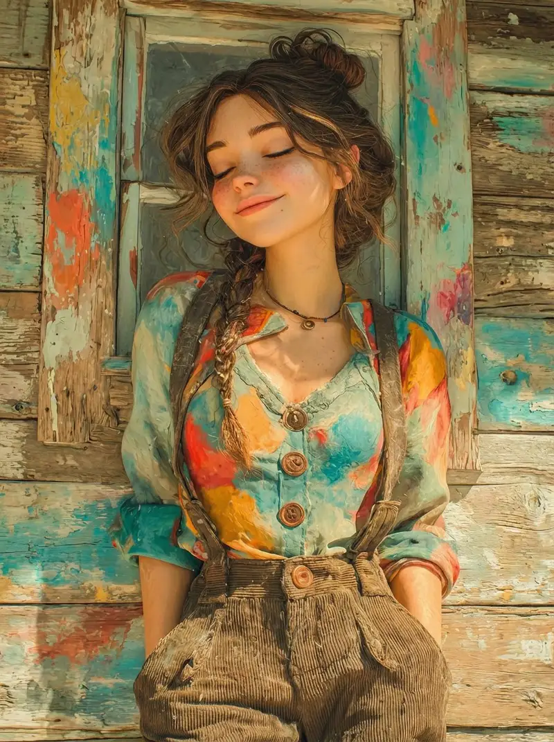 Preview of Dual Prompts: Painterly Portrait and Pixar-Style 3D Character
