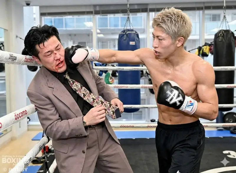 پیش‌نمایش Generating a boxing match image between two specific people