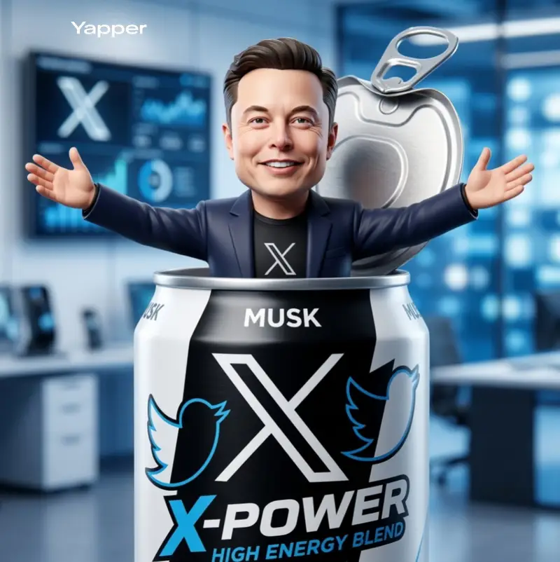 Preview of Stylized Football Figurine Popping Out of Energy Drink Can