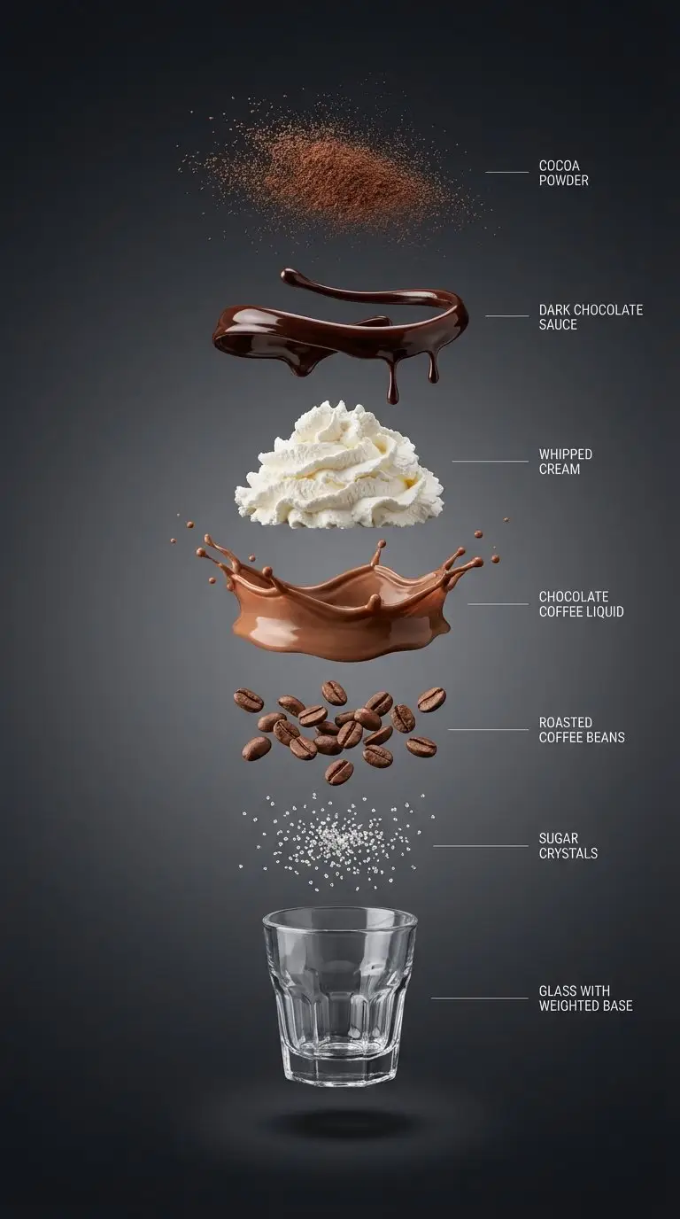 پیش‌نمایش Exploded View Infographic Prompts for Coffee and Milkshakes