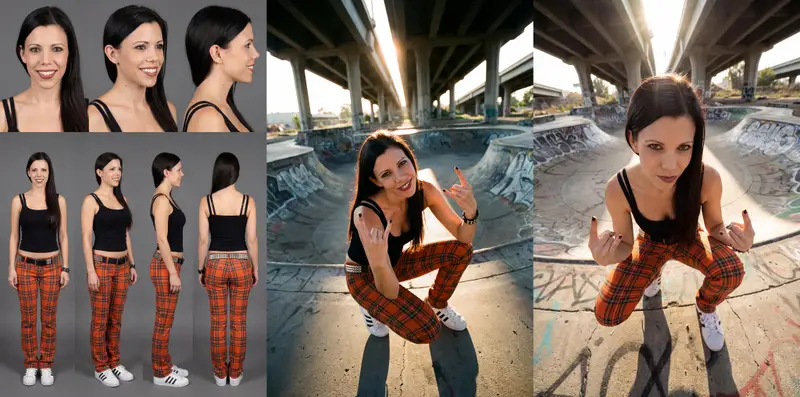 Preview of DSLR Character Sheet for Profiles