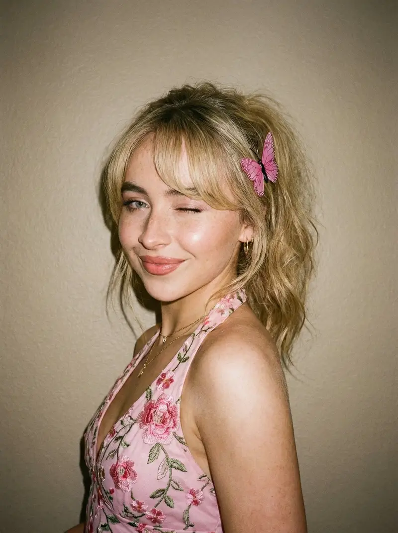 Preview of Soft Flash Portrait with Coquette Aesthetic