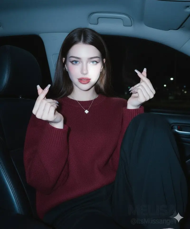 Preview of Vintage Digital Camera Car Selfie Prompt