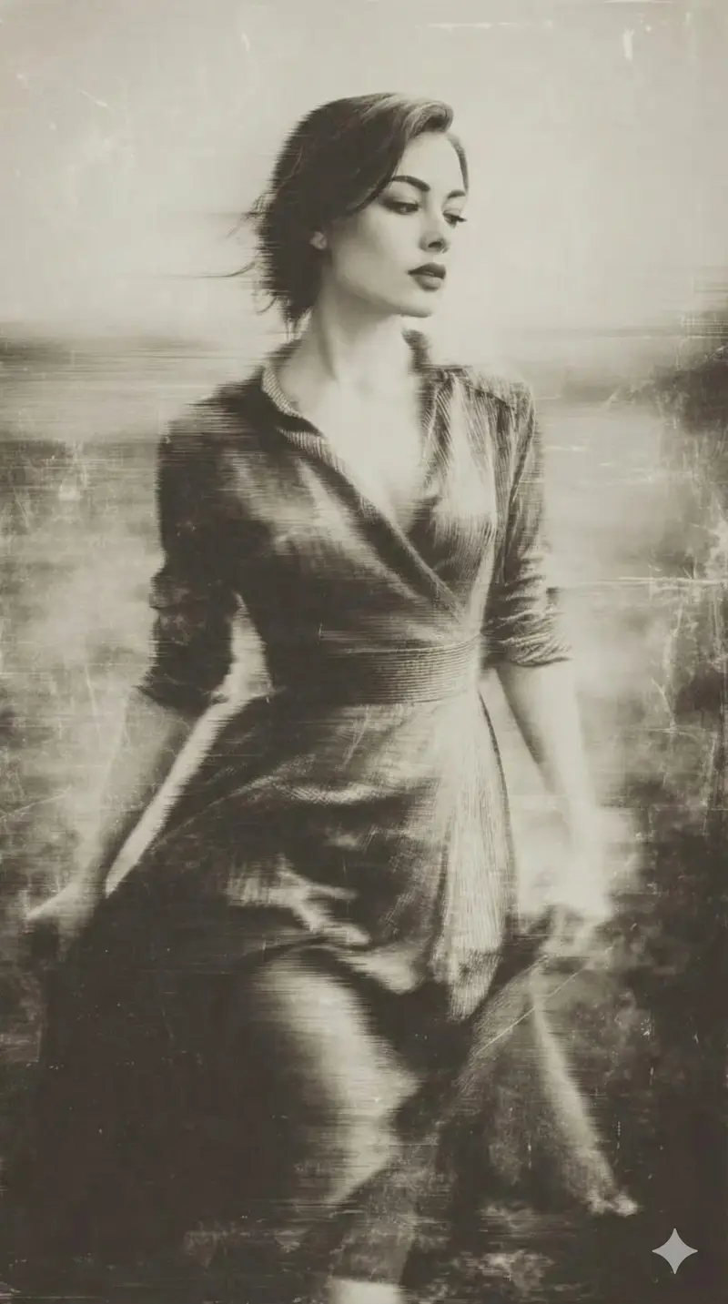 Preview of Vintage Wet-Plate Photograph Portrait