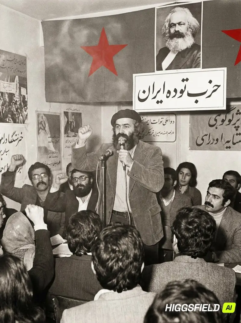 Preview of 70s Iran Political Group Portrait