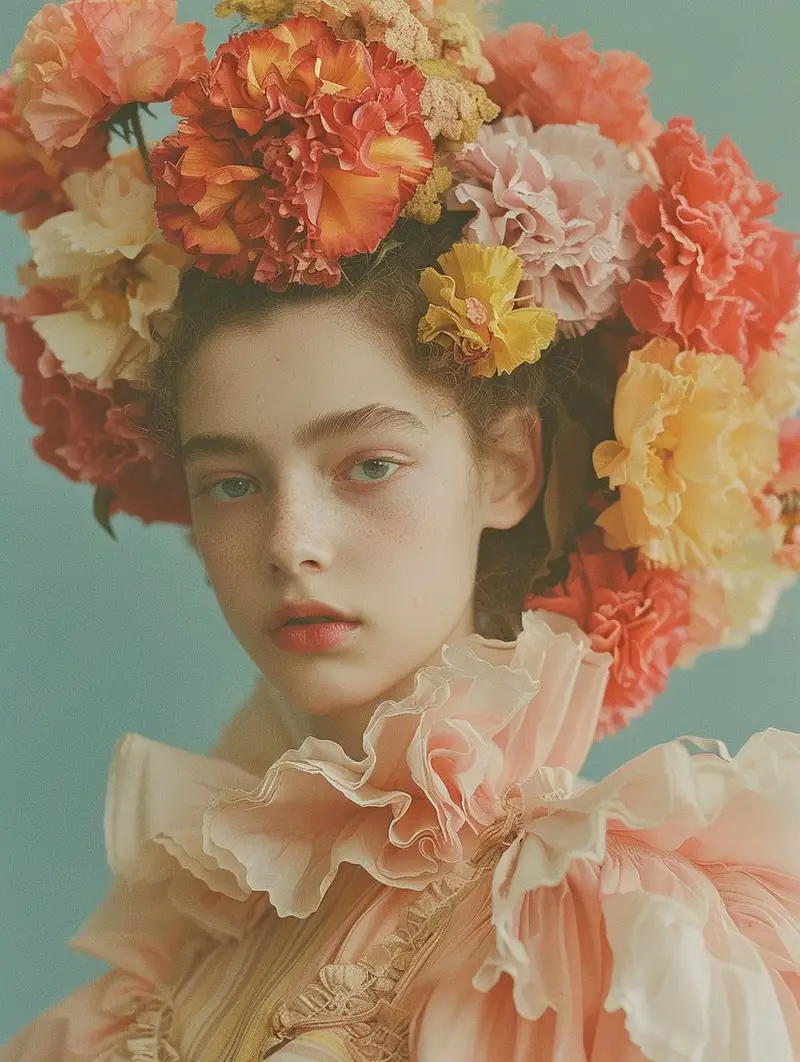 Preview of Disposable Photography Style Fashion Model Portrait