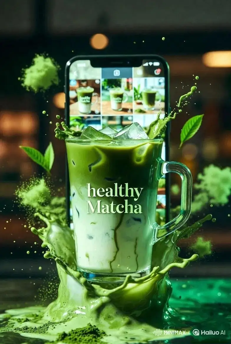 Preview of High-End Matcha Product Photography Prompt for Nano Banana 2