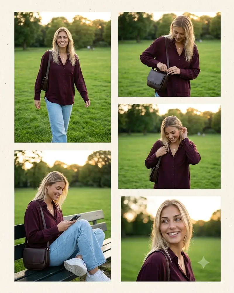 Preview of Korean Fashion Sunset Collage