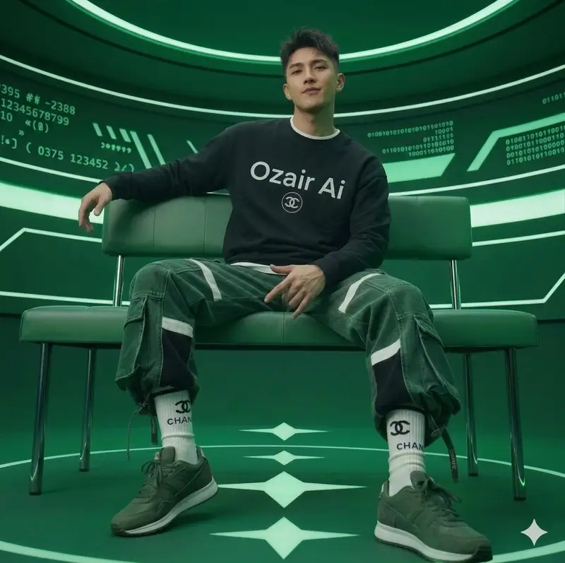 Preview of Futuristic Studio Portrait