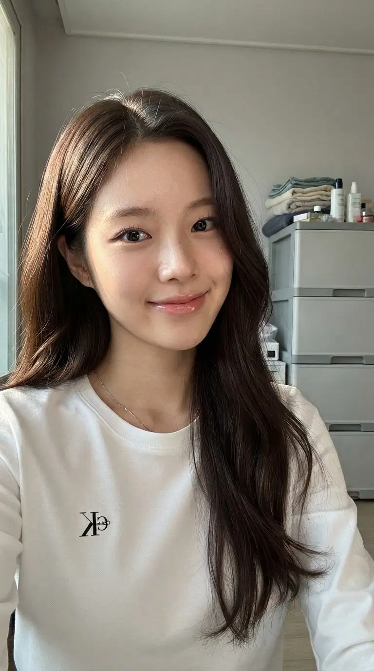 Preview of East Asian Woman Casual Selfie