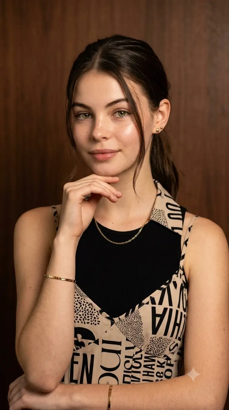 Preview of Elegant Studio Fashion Portrait