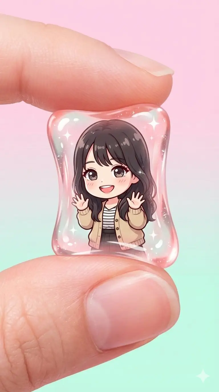 Preview of Transparent Gummy Character Encapsulation