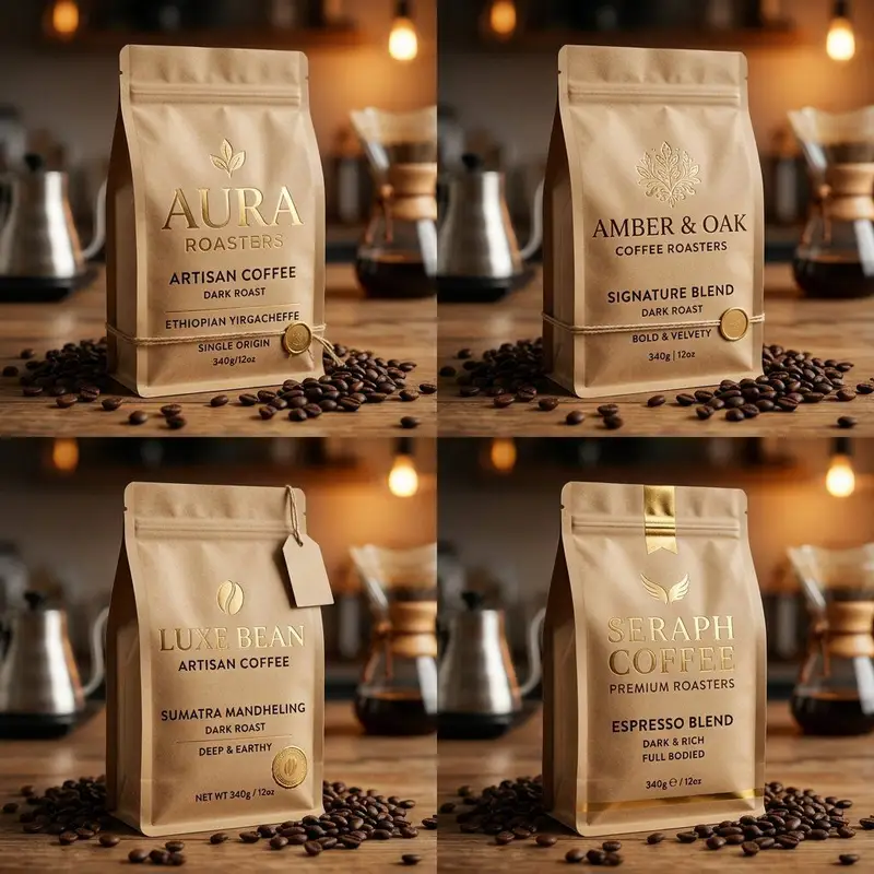 Preview of Luxury Coffee Branding Product Photography