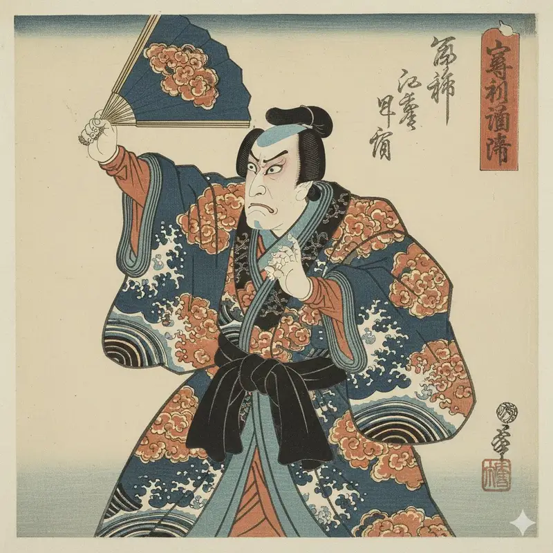 Preview of Ukiyo-e Style Image Generation in the style of Sharaku