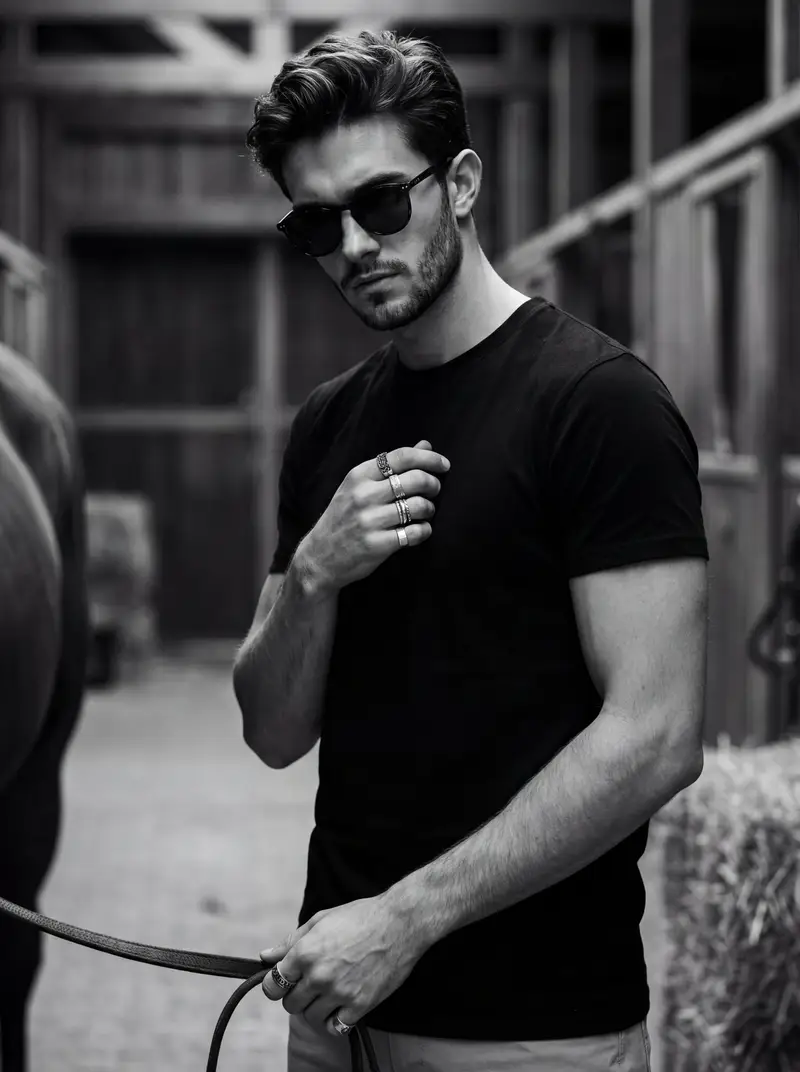 Preview of Ultra-Realistic Black and White Portrait with Identity Lock