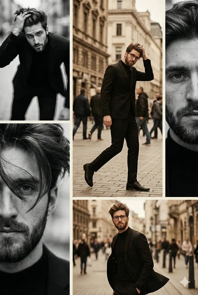 Preview of Vintage Editorial Collage from Reference Image
