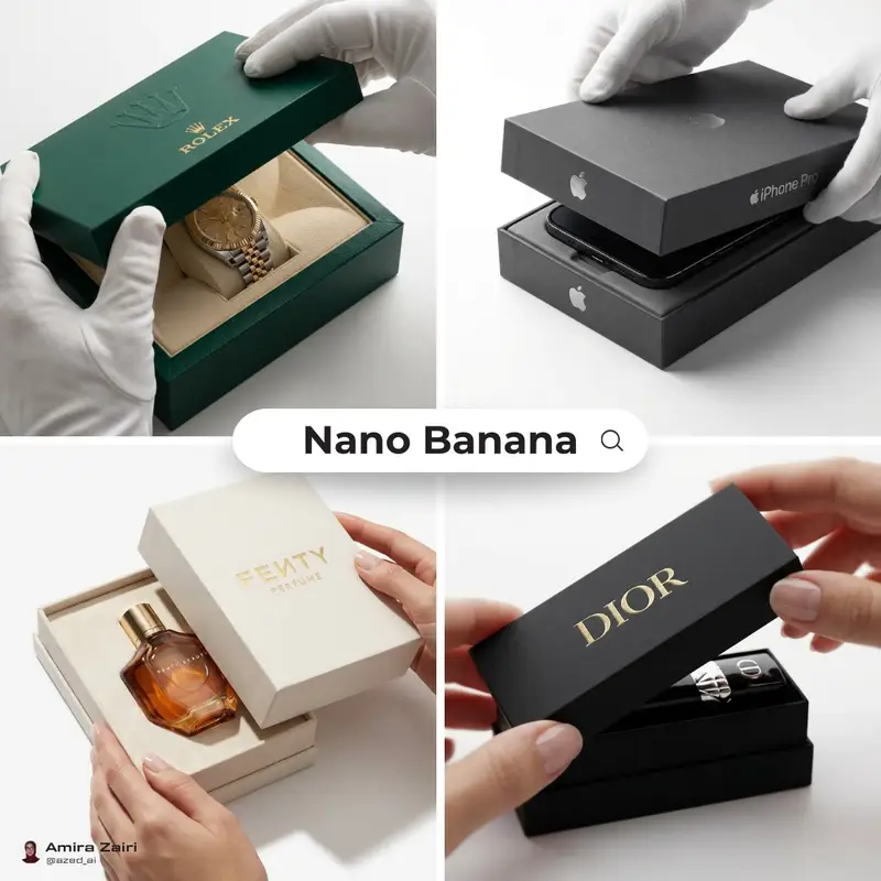 Preview of Luxury Packaging Reveal Prompt for Leonardo AI