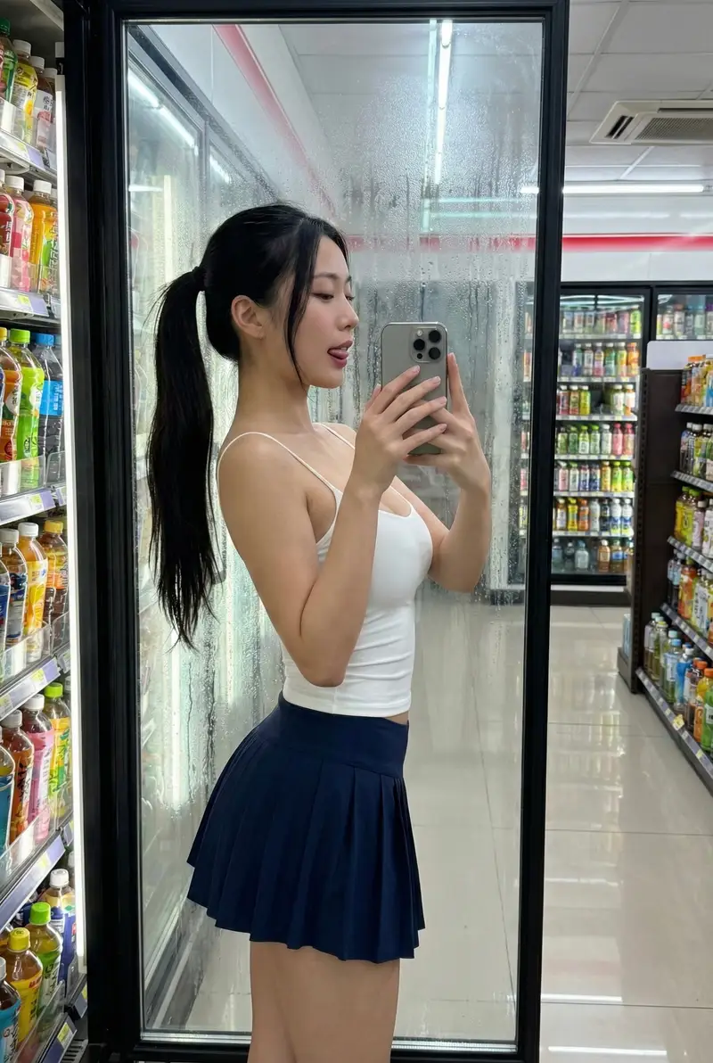 Preview of Convenience Store Selfie Reflection Prompt (Suggestive)