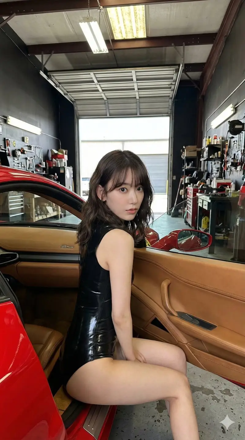 Preview of K-pop Idol Garage Photoshoot Prompt