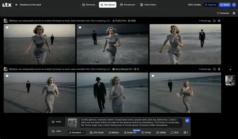 پیش‌نمایش Hitchcockian Beach Persecution Scene