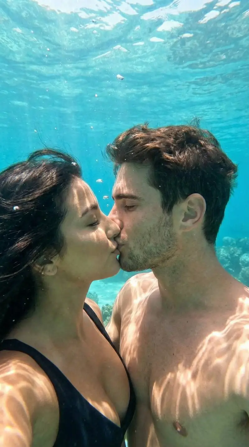 Preview of Underwater Cinematic Couple Kiss with Identity Preservation
