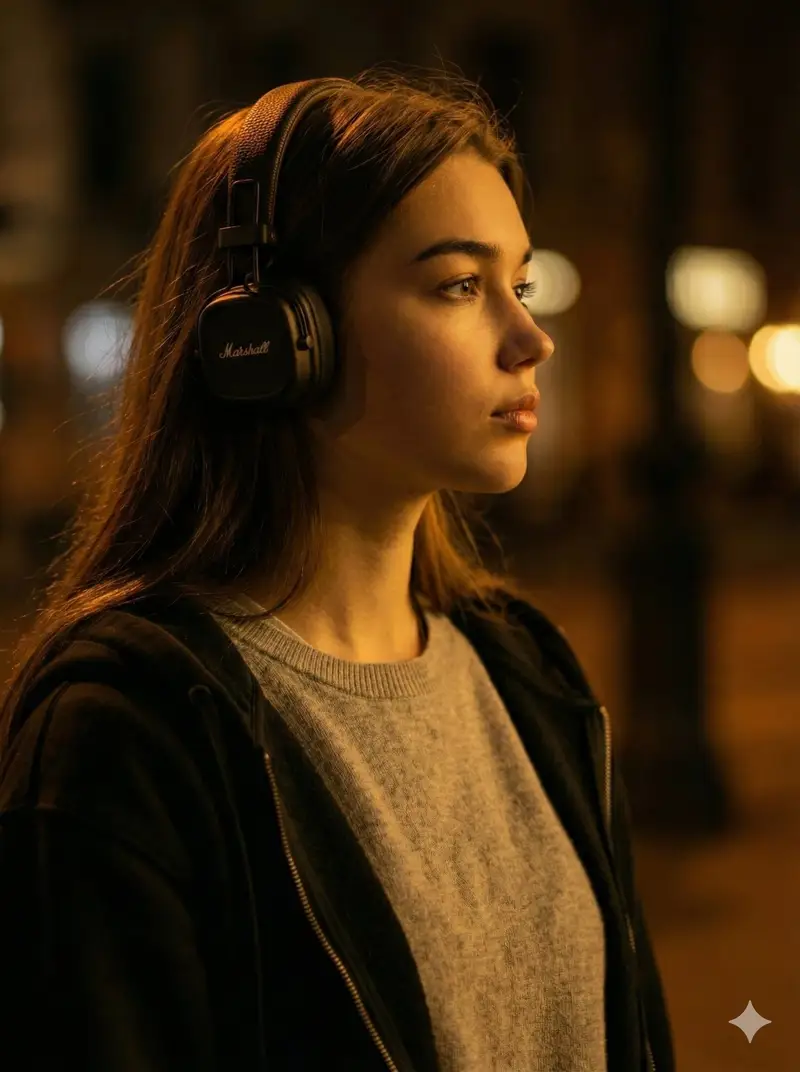 پیش‌نمایش پرامپت پرترهٔ نیم‌رخ سینمایی و پراحساس